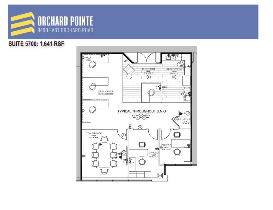 8480 E Orchard Rd, Greenwood Village, CO for lease Floor Plan- Image 1 of 1