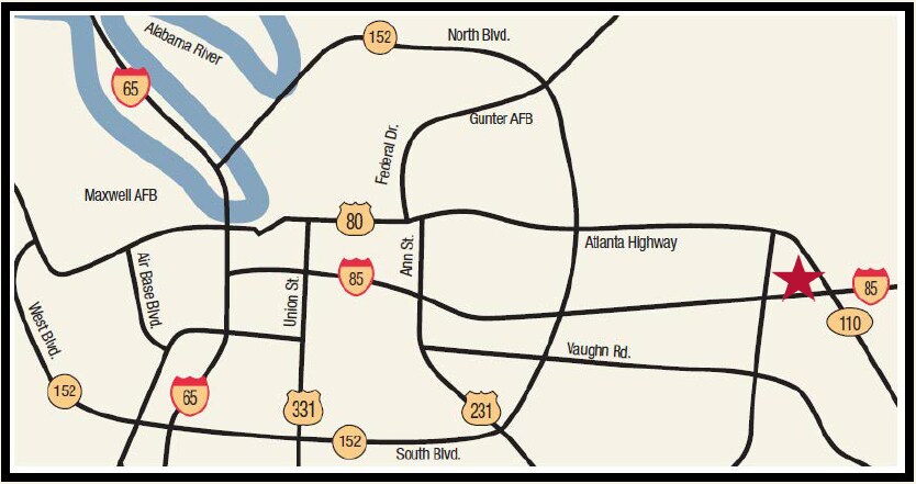 I-85 And Chantilly Parkway, Montgomery, AL à vendre - Photo du bâtiment - Image 2 de 2