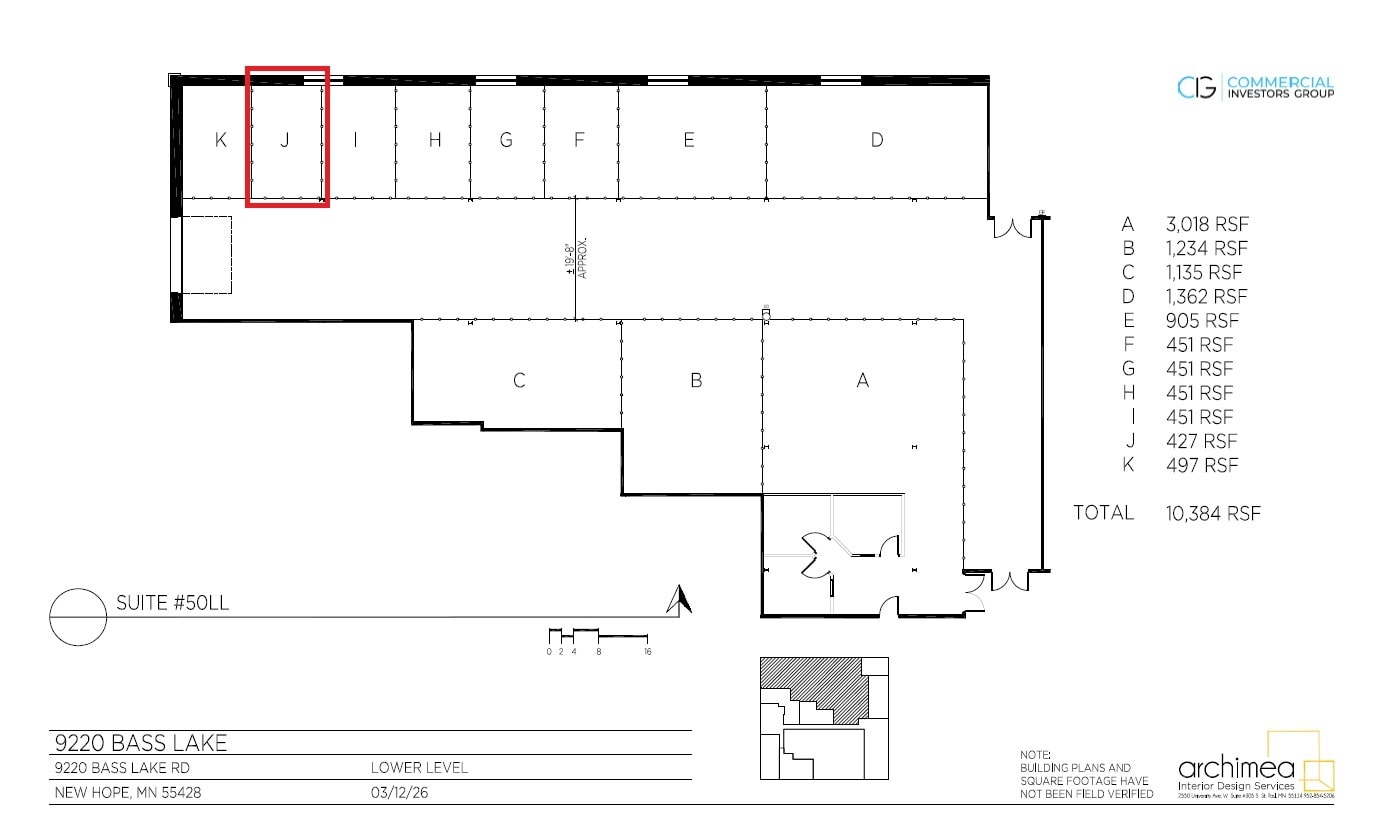 9220 Bass Lake Rd, New Hope, MN à louer Plan d’étage- Image 1 de 1