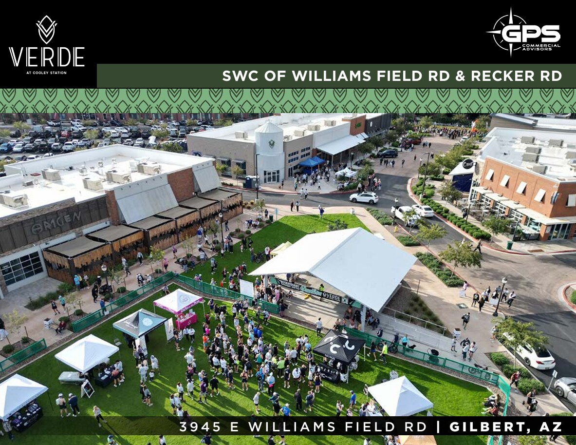SWC Williams Field & Recker Rd, Gilbert, AZ à louer Photo principale- Image 1 de 9