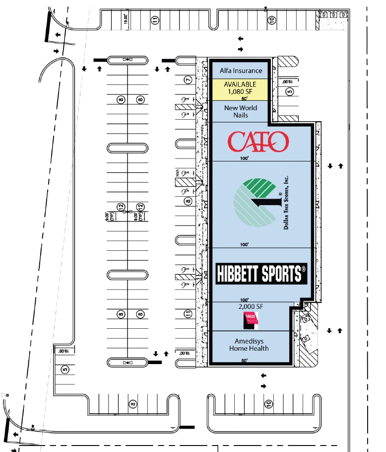 2550-2580 Douglas Ave, Brewton, AL for lease Floor Plan- Image 1 of 1