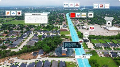 7700 Davis Blvd, North Richland Hills, TX - Aérien  Vue de la carte - Image1