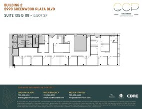 5990 Greenwood Plaza Blvd, Greenwood Village, CO for lease Floor Plan- Image 2 of 2