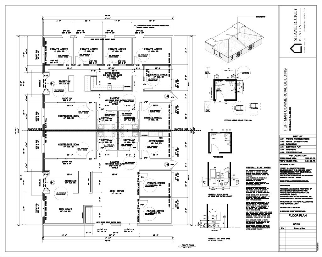 1010 S Santa Fe Ave, Moore, OK à vendre Plan d’étage- Image 1 de 1