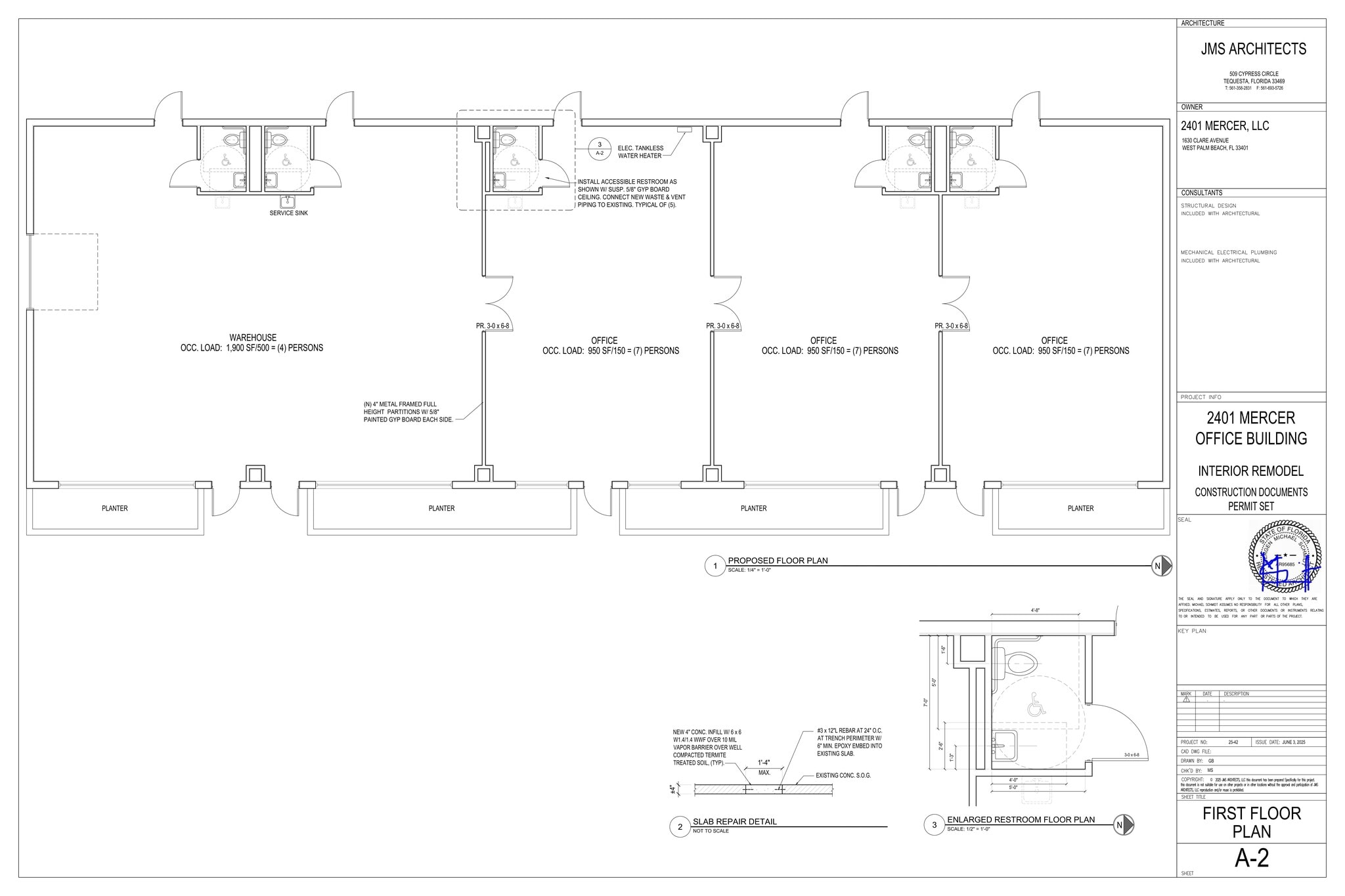2401 Mercer Ave, West Palm Beach, FL for lease Site Plan- Image 1 of 1