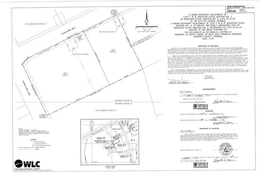 4075 Plaza, Casper, WY for sale - Plat Map - Image 1 of 1