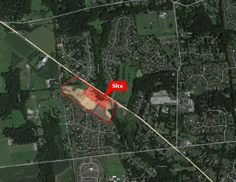 1548 Horse Shoe Pike, Glenmoore, PA for lease - Aerial - Image 2 of 2