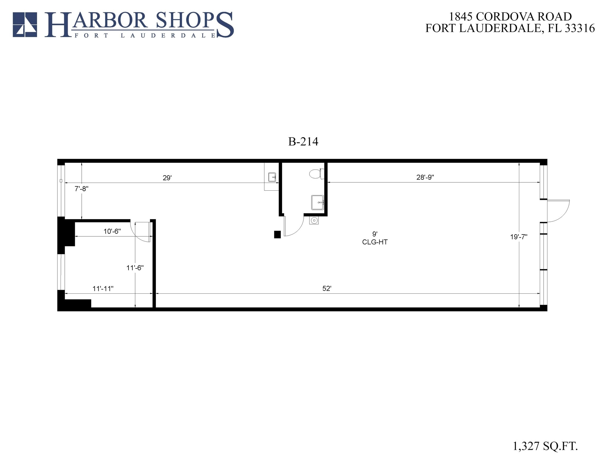 1800-1940 SE Cordova Rd, Fort Lauderdale, FL for lease Site Plan- Image 1 of 1