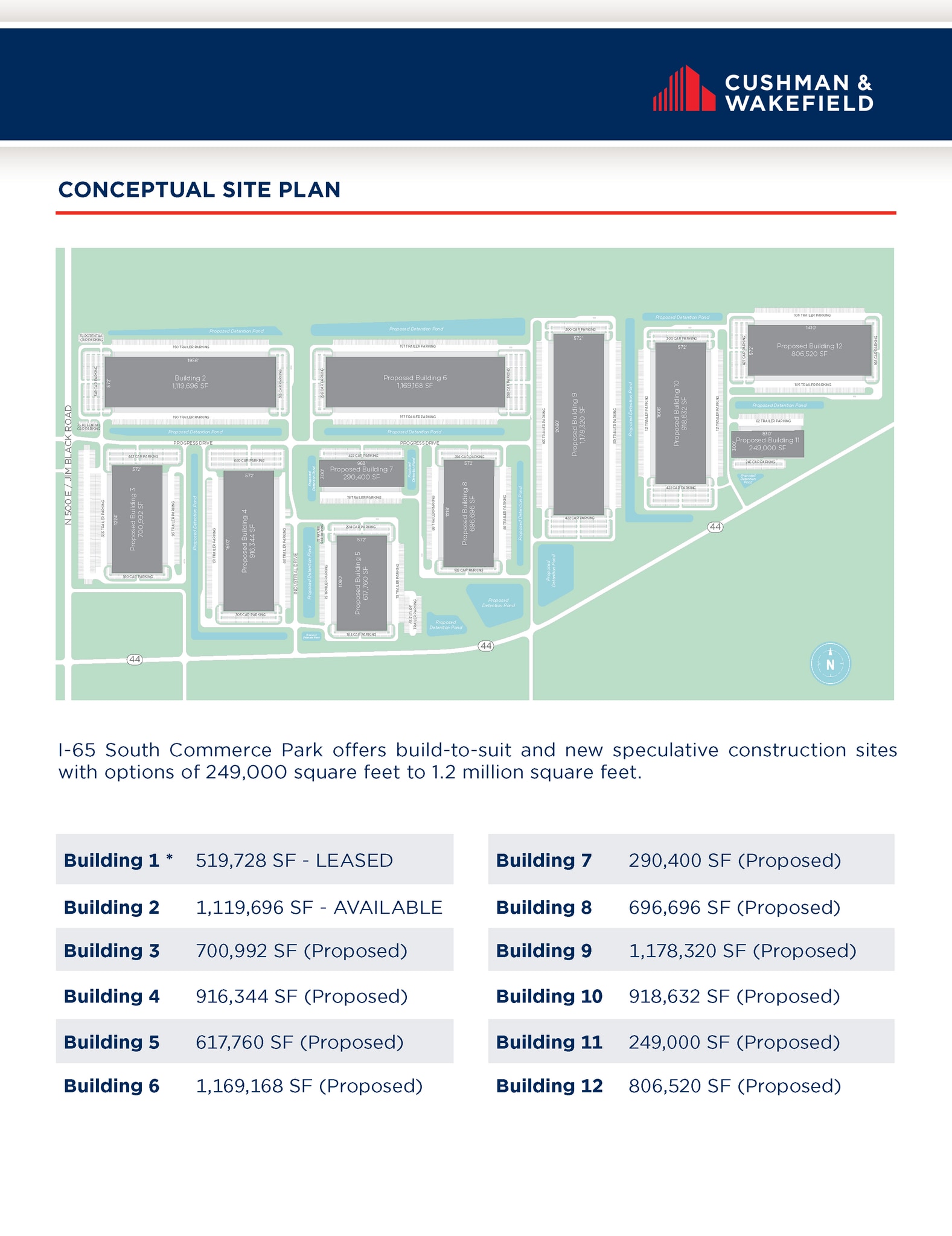 5292 Indiana 44 building 9, Franklin, IN for lease Plat Map- Image 1 of 3