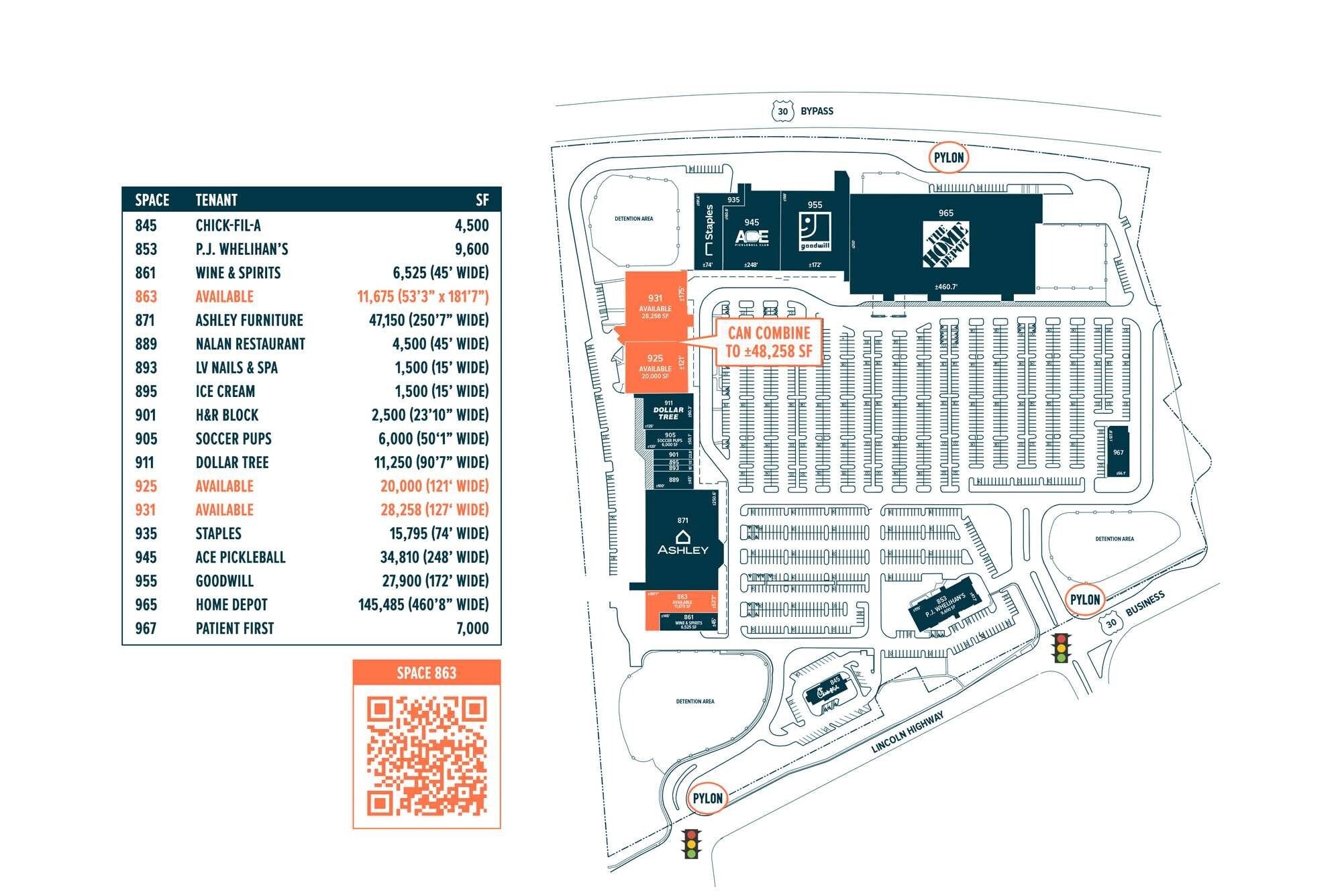 845-967 E Lancaster Ave, Downingtown, PA for lease Site Plan- Image 1 of 2