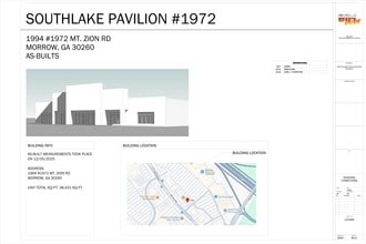 1950-1994 Mt Zion Rd, Morrow, GA for lease Site Plan- Image 1 of 3