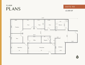 1343 N Alma School Rd, Chandler, AZ à louer Plan d’étage- Image 1 de 1