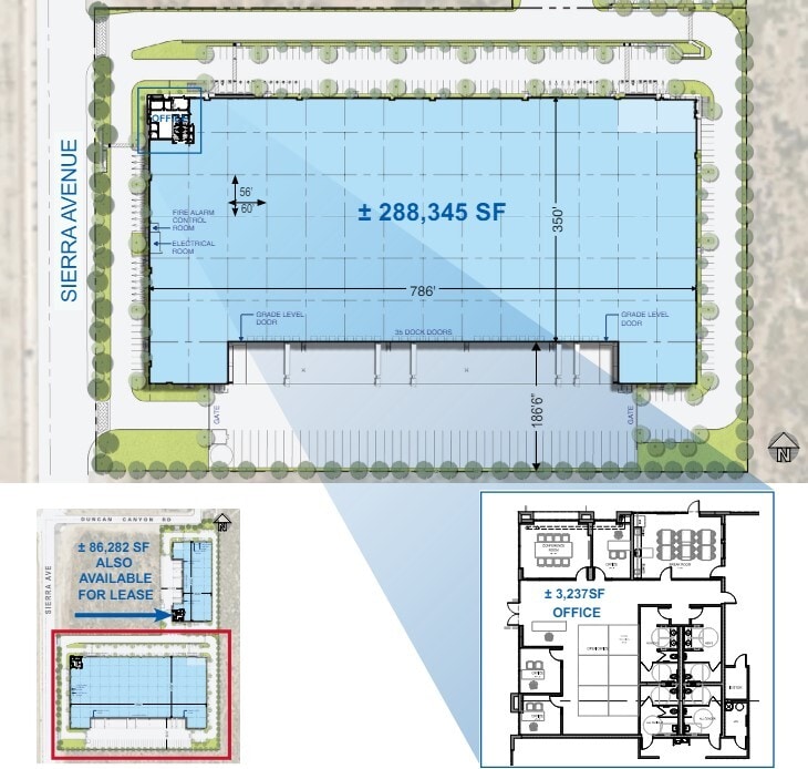 4957 Sierra Ave, Fontana, CA for lease Floor Plan- Image 1 of 1