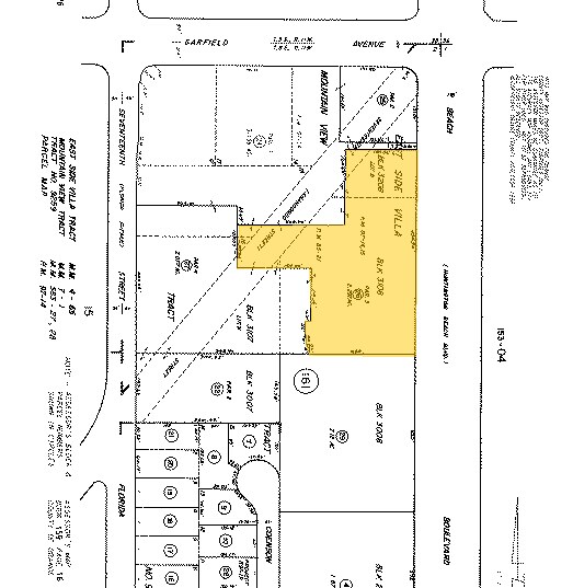 2001 W Whittier Blvd, La Habra, CA for lease - Plat Map - Image 2 of 4
