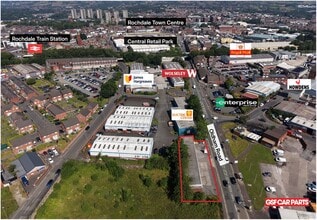 40 Oldham Rd, Rochdale, GTM - Aérien  Vue de la carte