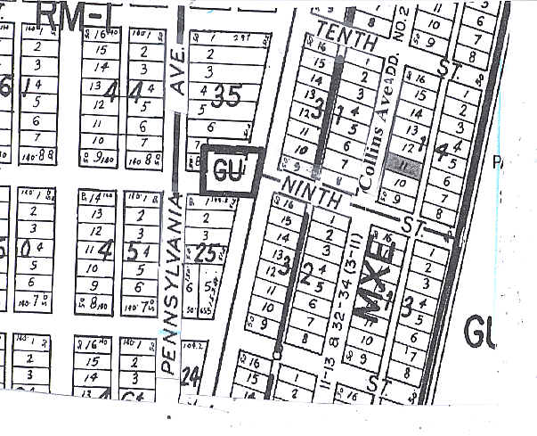 919 Collins Ave, Miami Beach, FL à louer - Plan cadastral - Image 2 de 9