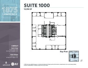 1875 Lawrence St, Denver, CO for lease Floor Plan- Image 1 of 12
