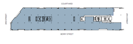 185 Berry St, San Francisco, CA à louer Plan d’étage- Image 1 de 1