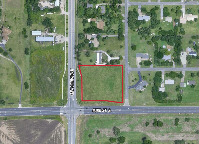 Hydraulic & 63rd St. South, NE/c, Wichita, KS à vendre - Aérien - Image 2 de 4