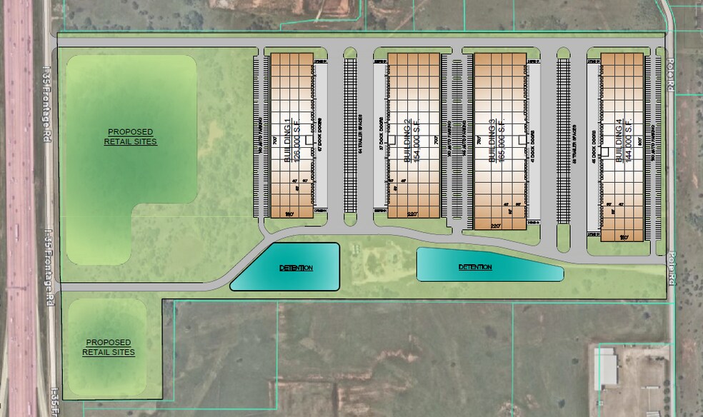 NE Corner of I-35 and NE 27th, Moore, OK à louer - Plan de site - Image 3 de 3
