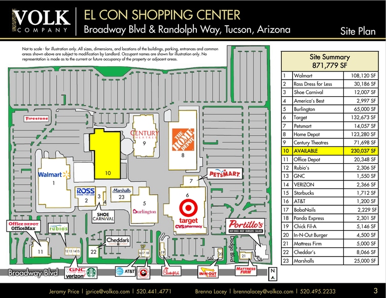 3413-3761 E Broadway Blvd, Tucson, AZ for lease - Site Plan - Image 3 of 31