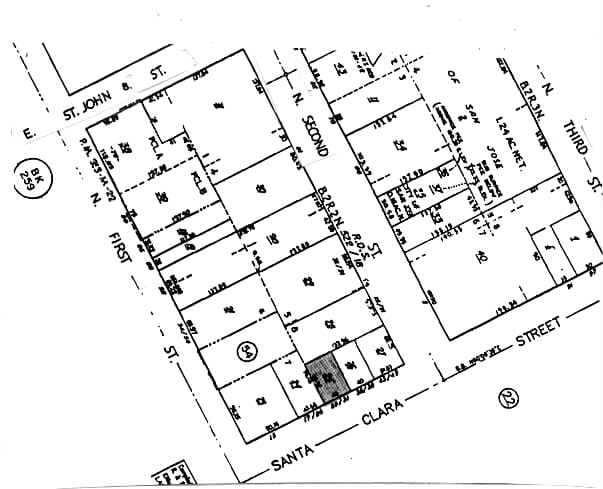 29-31 E Santa Clara St, San Jose, CA for sale - Plat Map - Image 3 of 4