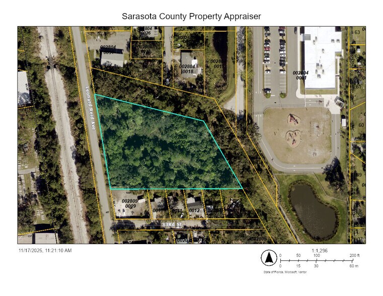 Leonard Reid ave, Sarasota, FL à vendre - Aérien - Image 3 de 8