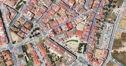 El Vendrell, TAR - AÉRIEN  Vue de la carte