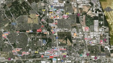 Ella Blvd, Houston, TX - AERIAL  map view