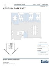 1801 Century Park E, Los Angeles, CA à louer Plan d’étage- Image 1 de 1