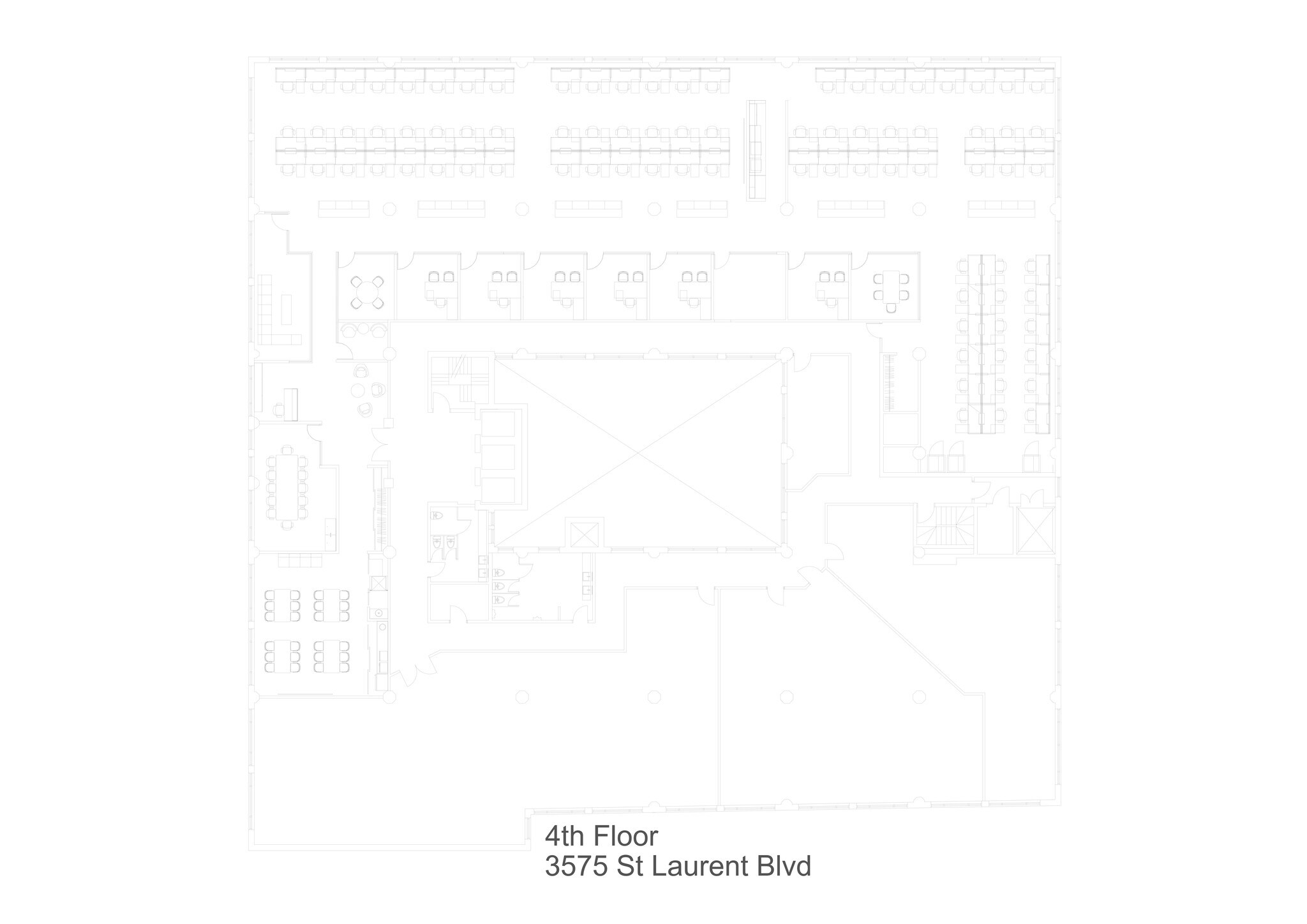 3575 Boul Saint-Laurent, Montréal, QC à louer Plan de site- Image 1 de 1