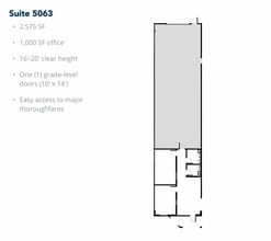 5029-5047 Martin Luther King Fwy, Fort Worth, TX à louer Plan d’étage- Image 1 de 1