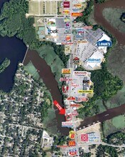 723 N Main St, Suffolk, VA - Aerial  map view