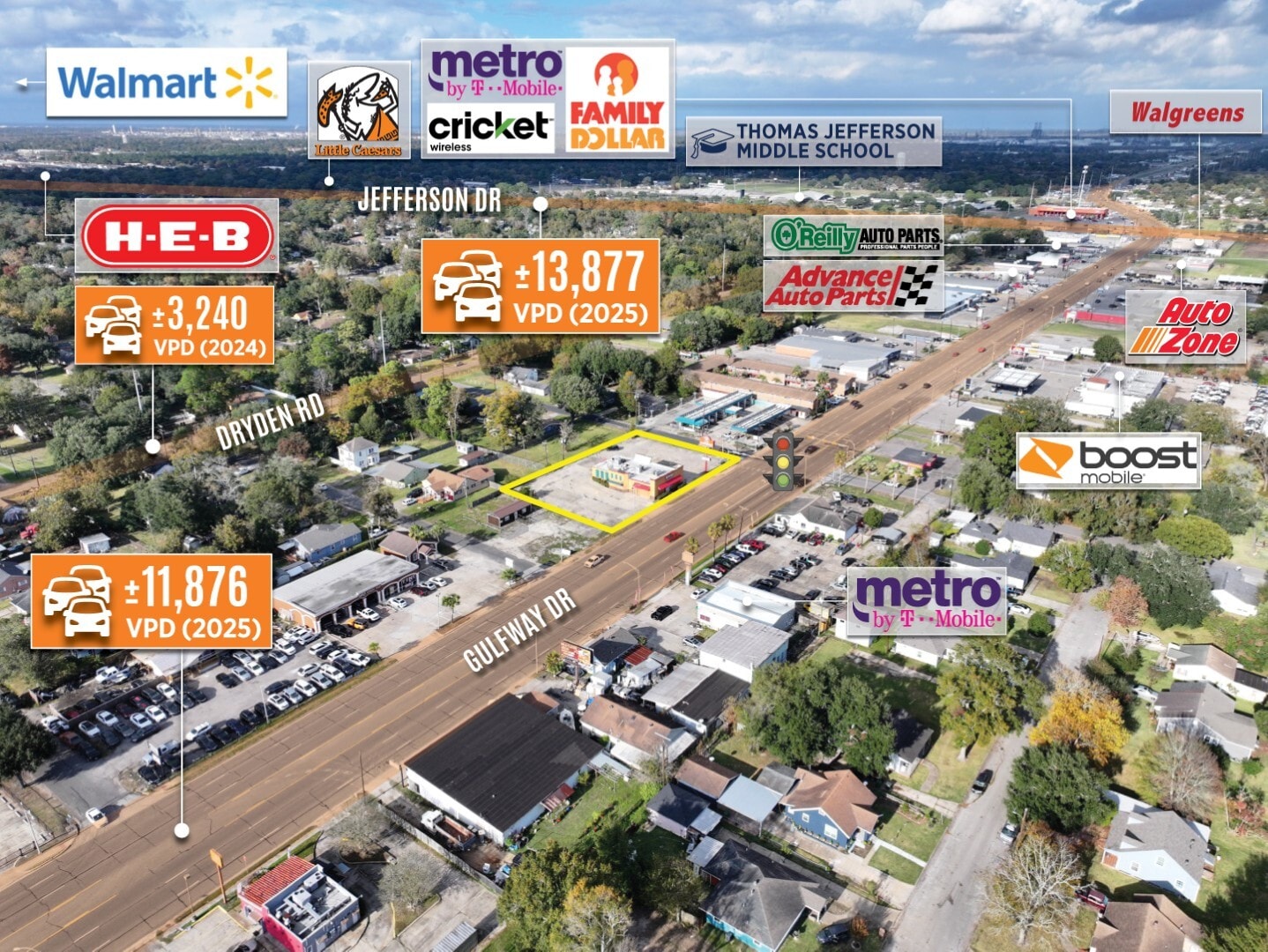 4049 Gulfway Dr, Port Arthur, TX à vendre Photo principale- Image 1 de 14