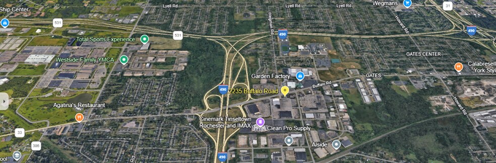 2235 Buffalo Rd, Gates, NY à vendre - Aérien - Image 3 de 3