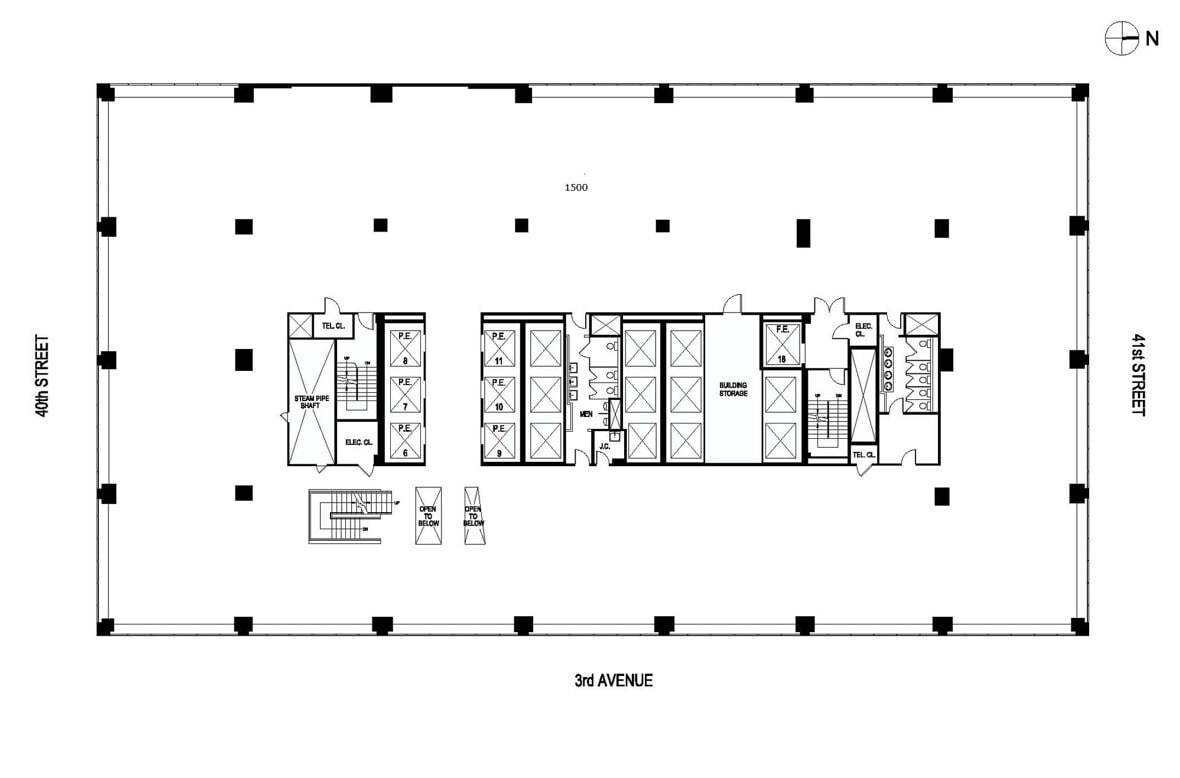 622 Third Ave, New York, NY for lease Floor Plan- Image 1 of 3