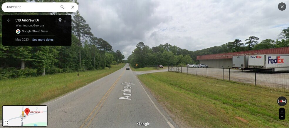 466 Andrews Drive, Washington, GA à vendre - Photo du bâtiment - Image 2 de 3