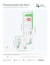 6250 Blvd Cousineau, Saint-hubert, QC for lease Site Plan- Image 2 of 2