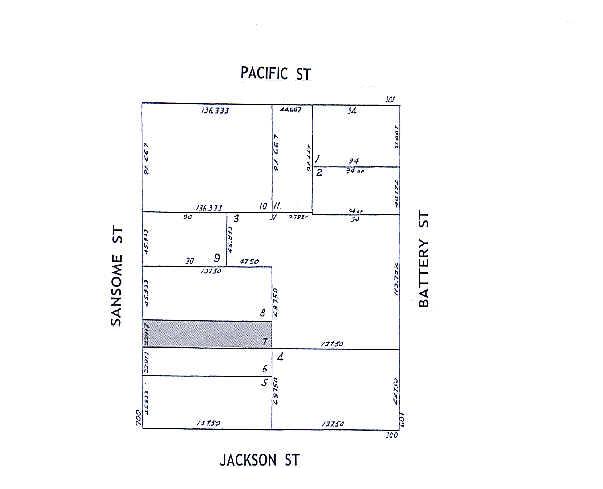 706 Sansome St, San Francisco, CA for sale - Plat Map - Image 1 of 1