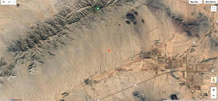 Highway 60, Aguila, AZ - AÉRIEN  Vue de la carte - Image1