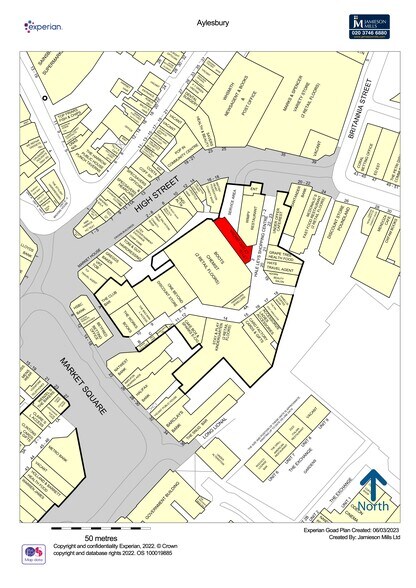 High St, Aylesbury à louer - Plan de site - Image 1 de 1