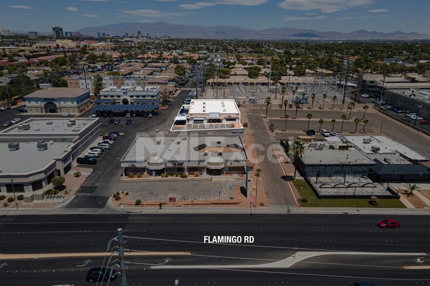 1670 E Flamingo Rd, Las Vegas, NV for lease - Aerial - Image 3 of 7