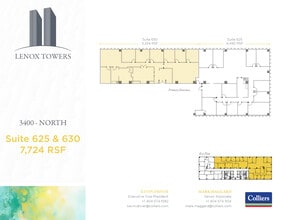 3400 Peachtree Rd NE, Atlanta, GA à louer Plan d’étage- Image 2 de 2