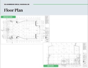 123 Ashbridge Cir, Vaughan, ON for sale Floor Plan- Image 1 of 2