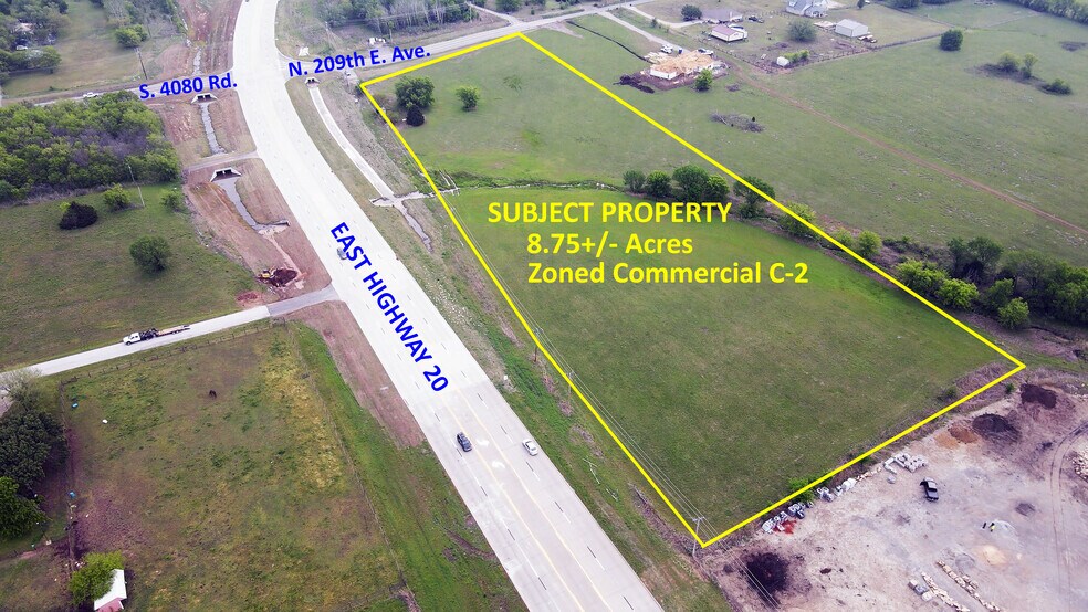 4728 E Highway 20 Rd, Owasso, OK for sale - Aerial - Image 1 of 1