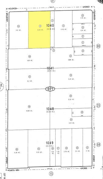 13819 Slover Ave, Fontana, CA à louer - Plan cadastral - Image 2 de 2