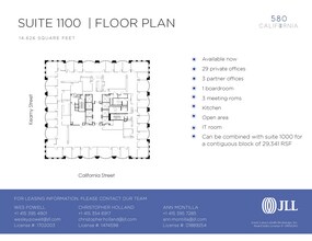 580 California St, San Francisco, CA for lease Interior Photo- Image 1 of 1