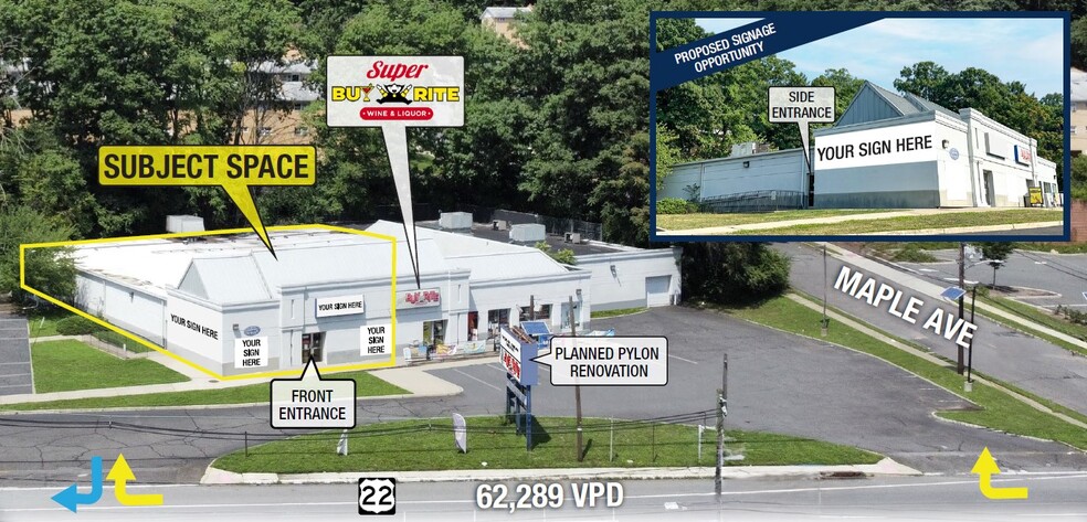 969 US Highway 22, North Plainfield, NJ for lease - Building Photo - Image 1 of 2