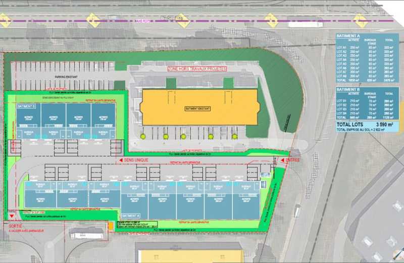 Industrial in Saint-Quentin-Fallavier for lease - Site Plan - Image 3 of 7