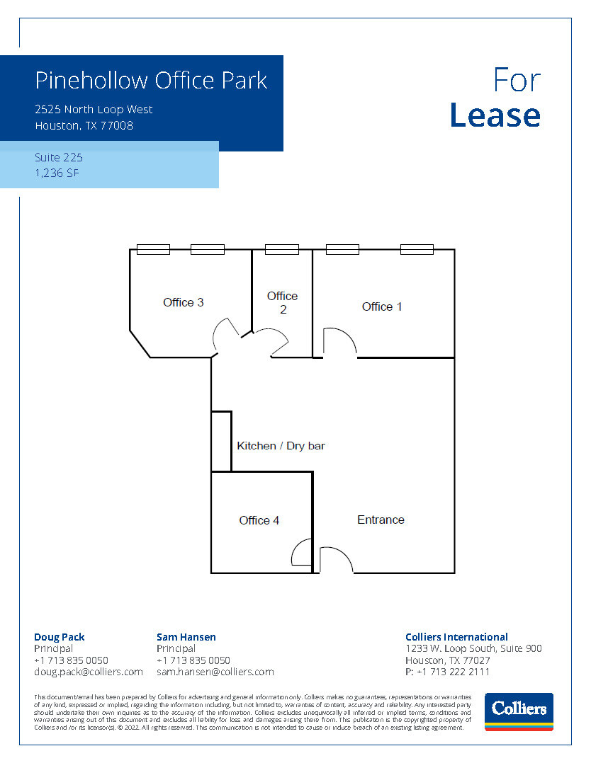 2525 N Loop Fwy W, Houston, TX for lease Floor Plan- Image 1 of 1